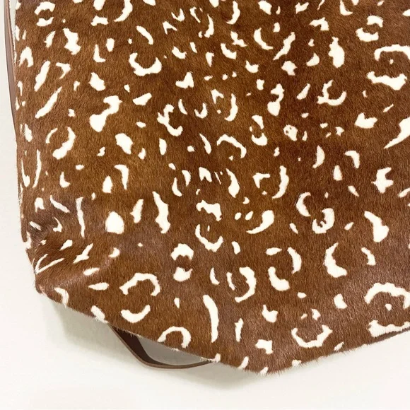 MADEWELL Medium Transport Tote Animal Printed Calf Hair - Picture 5 of 12